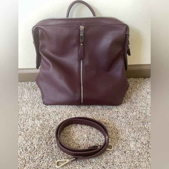 Burgundy Kenzie Backpack Urban Expressions - Picture 2 of 7